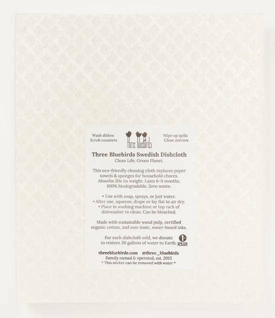 Frogs and Flies Swedish Dishcloth