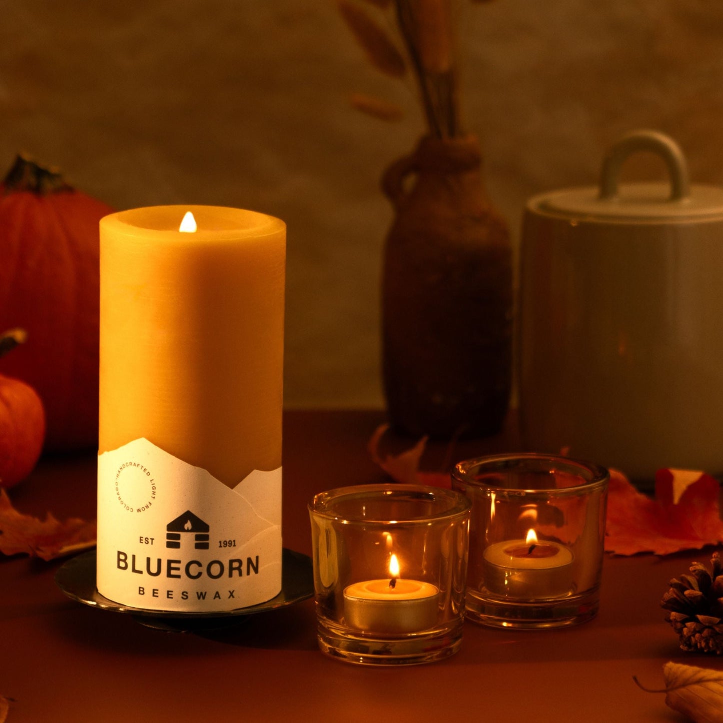 Pure Beeswax Tea Light Candles