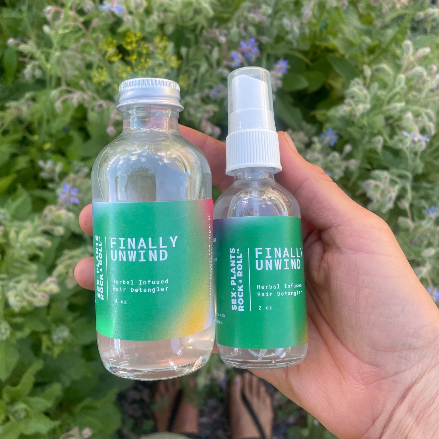 Finally Unwind - Wildcrafted Herbal Hair Detangler