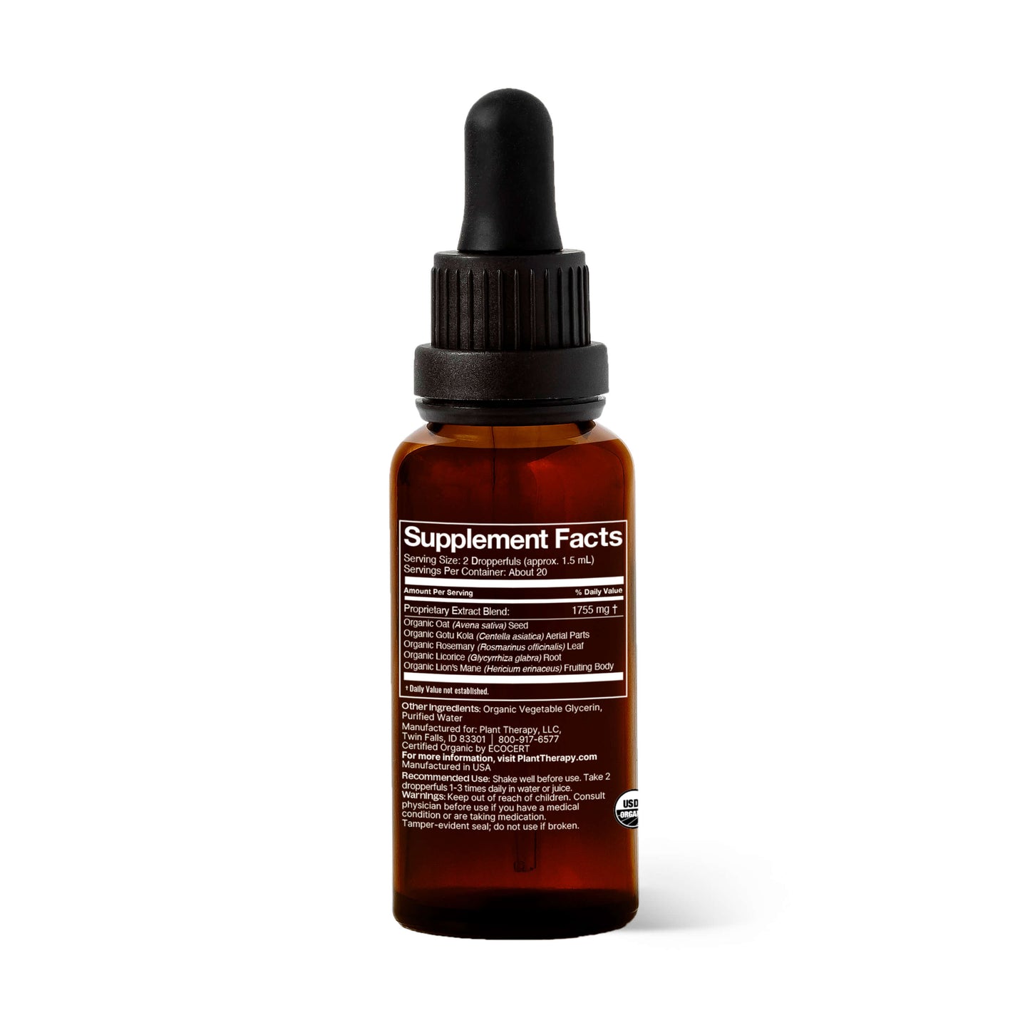 Brain Power Organic Glycerite