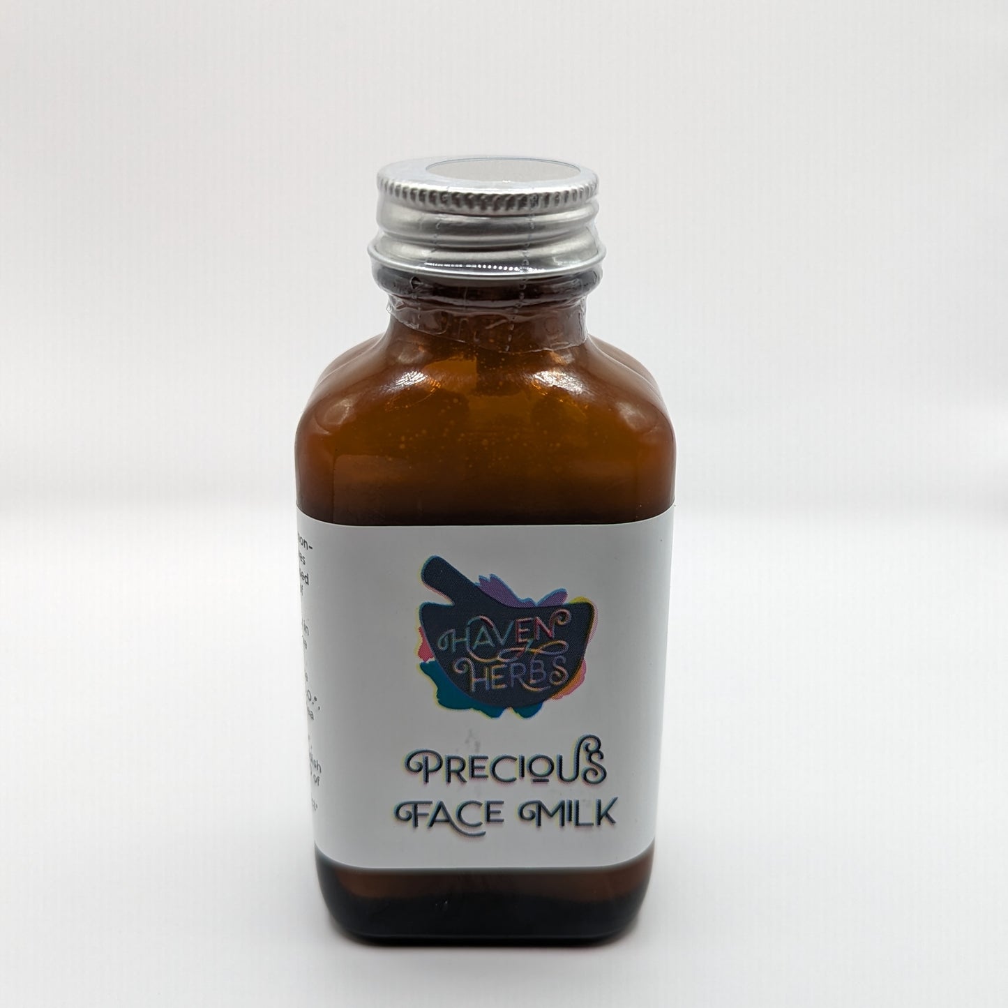 Precious Face Milk by Haven Herbs. A milky serum for the face.