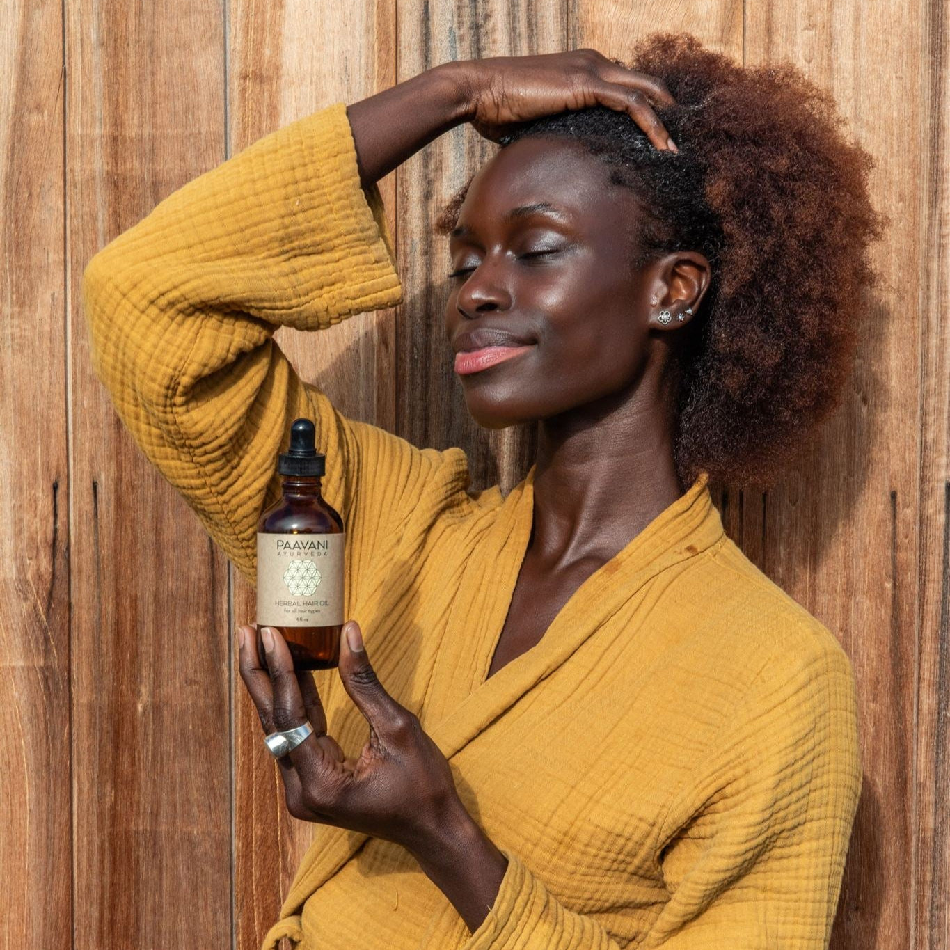 Herbal Hair Oil: Ayurvedic Scalp & Hair Treatment for Growth, Strength & Shine