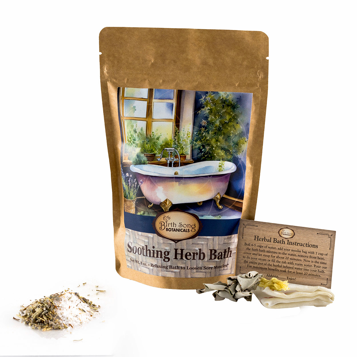 Relaxing and Soothing Herb Bath and Foot Soak