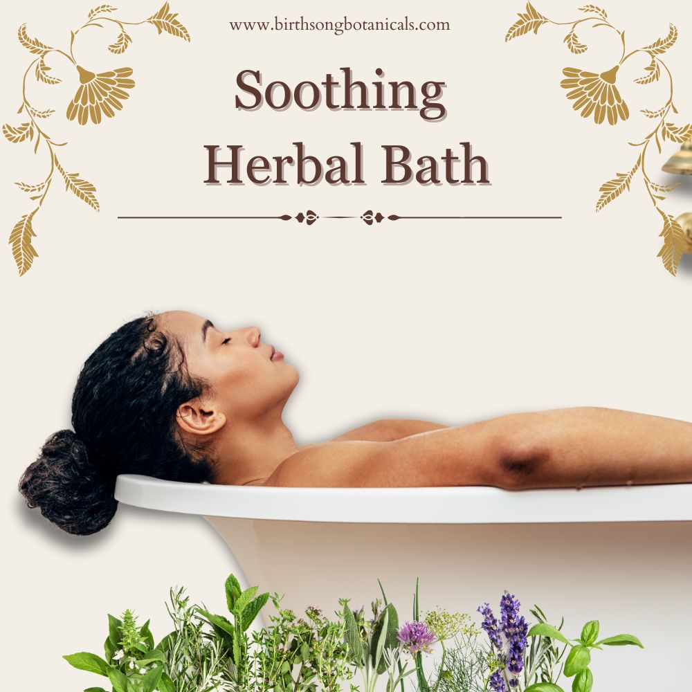 Relaxing and Soothing Herb Bath and Foot Soak
