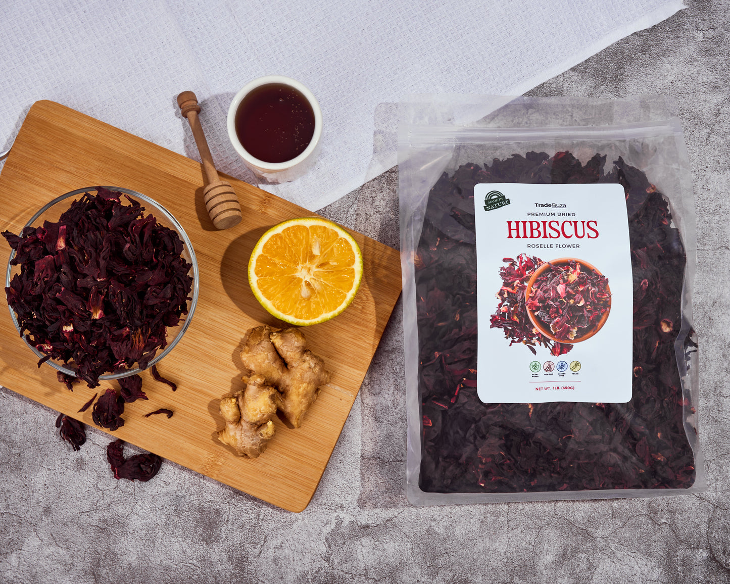 Dried Hibiscus Flowers