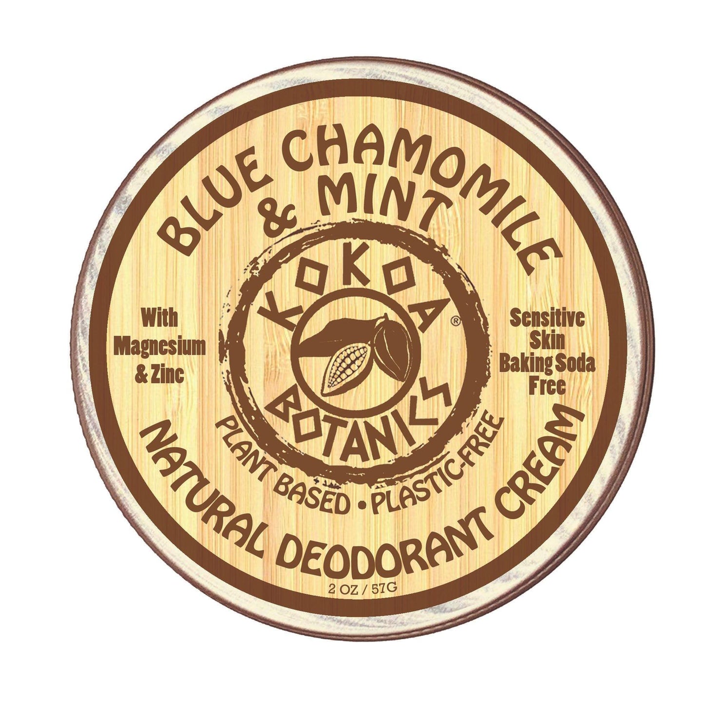 Deodorant Cream : Blue Chamomile and Mint
