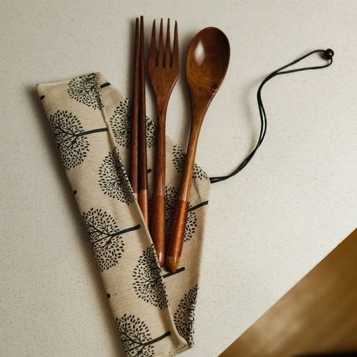 Coconut Flatware Travel Set