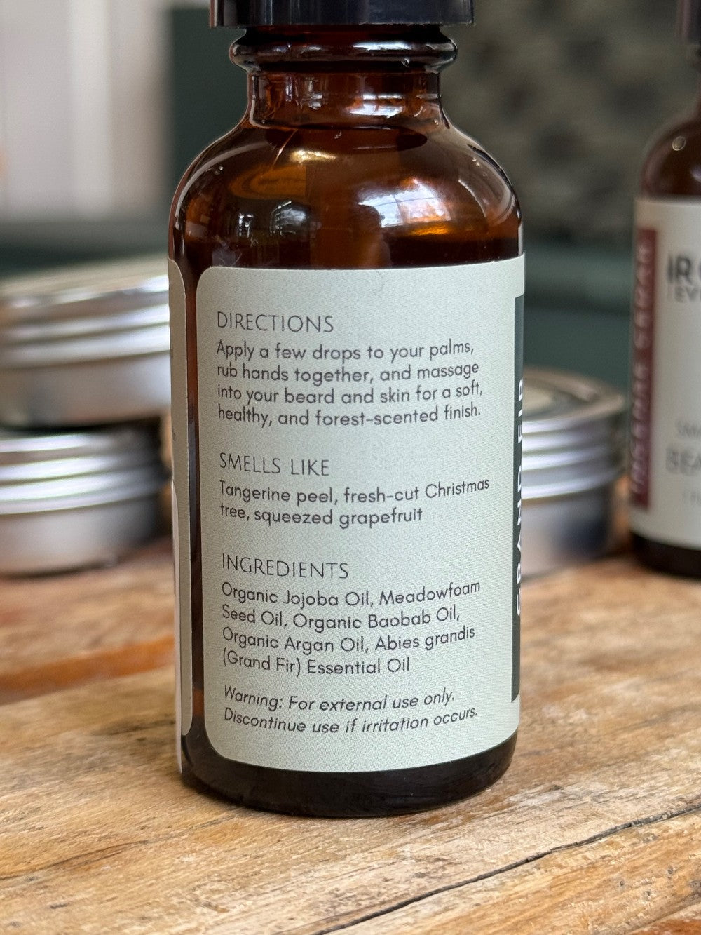 Grand Fir Beard Oil