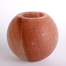 Himalayan Salt Candle Holder (Apple Shape)