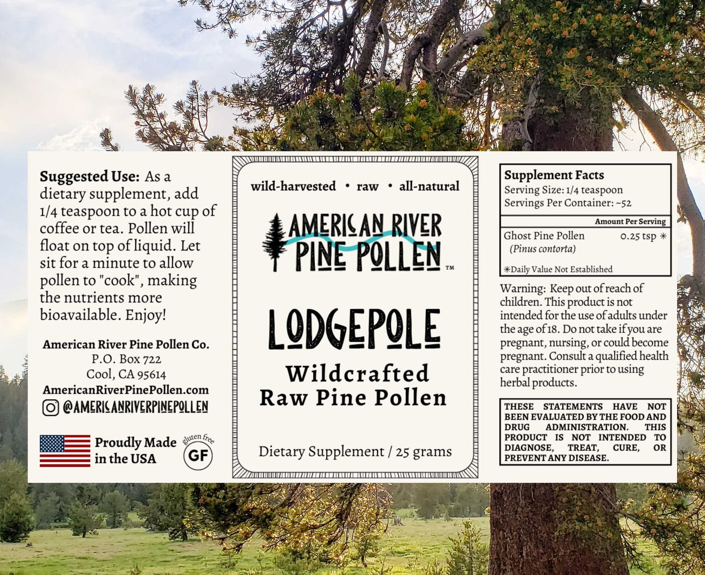 Lodgepole Pine Pollen Electuary