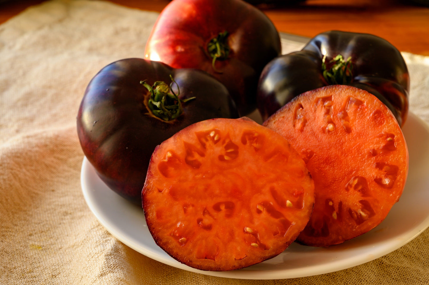40 Purple Calabash Tomato (Solanum Lycopersicum) Seeds