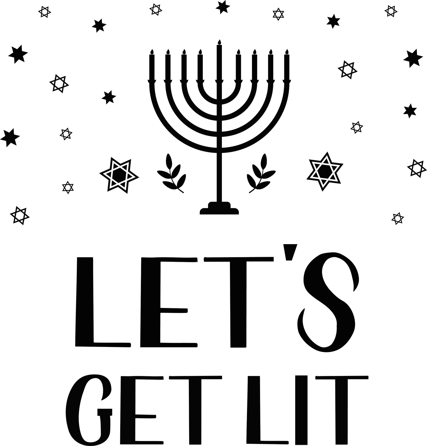 Hanukkah Laser Engraved Mason Jar Sleeves