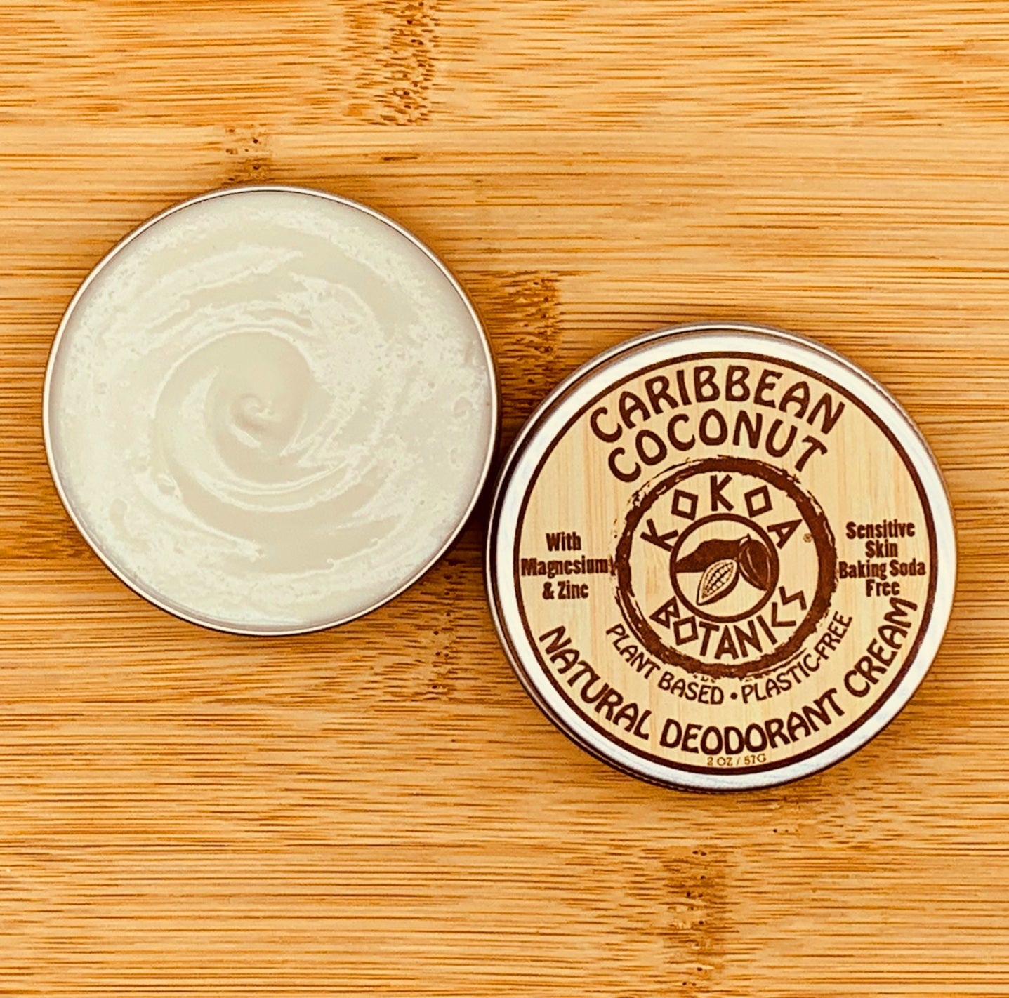 Deodorant Cream: Caribbean Coconut