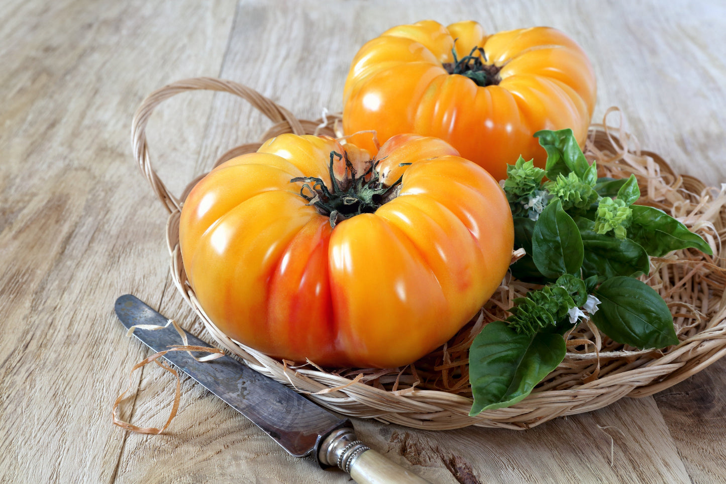 50 Pineapple Tomato (Solanum Lycopersium)t Seeds