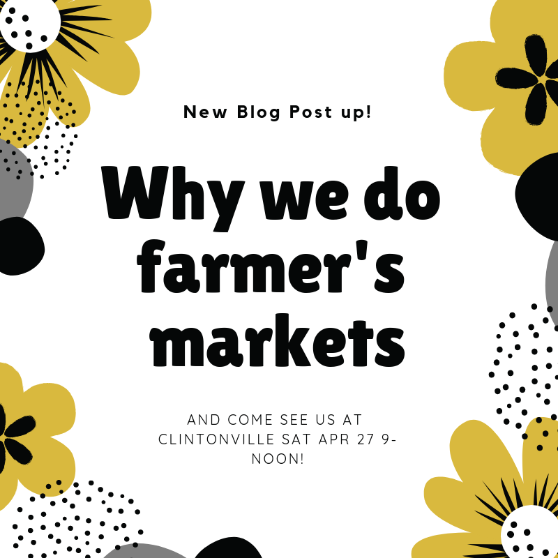 Why we do pop-ups at farmer's markets