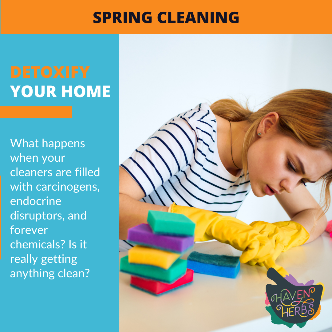 Class Spring Clean Cancer Support Community: Spring Cleaning Class – Haven Herbs