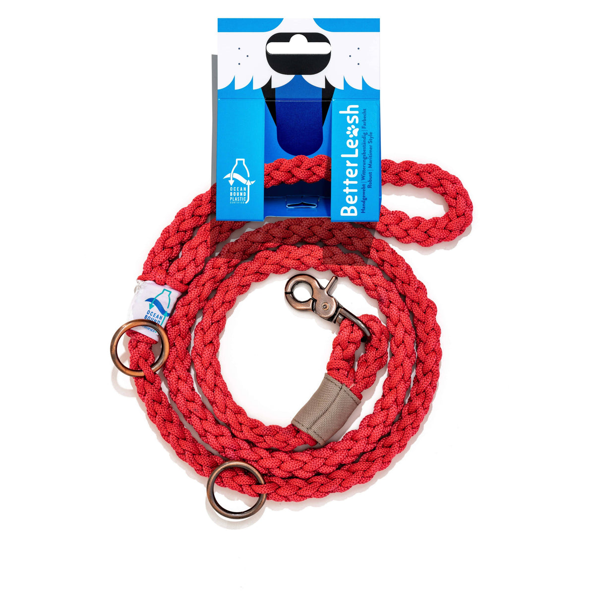 100% Fairtrade Recycled Ocean Bound Plastic - BETTERLEASH