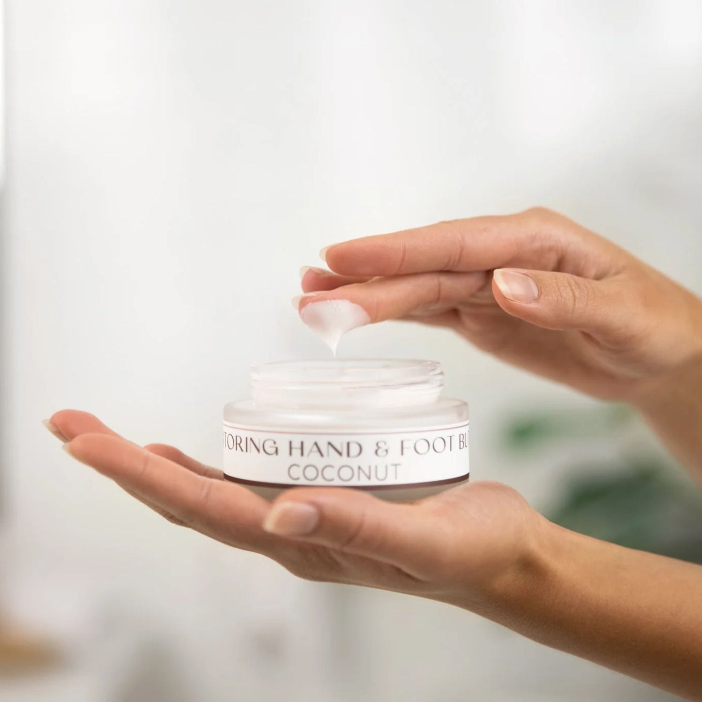 Natural Hand & Foot Butter (Rose or Coconut scent), hydrating & nourishing