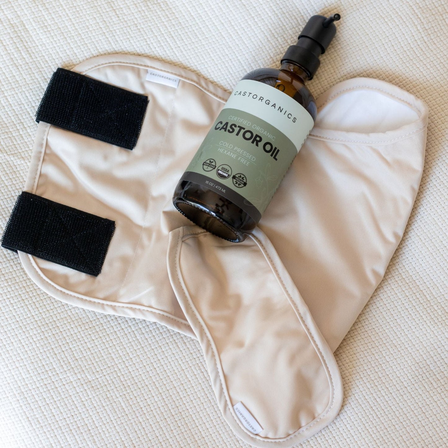 Organic Cotton Castor Oil Packs (Belly & Neck Pad)