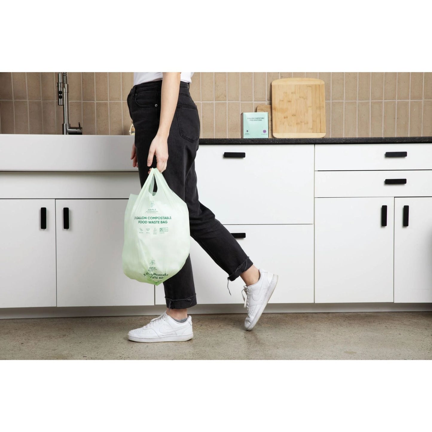Compostable Kitchen Garbage Bags – 13 Gallon & 3 Gallon