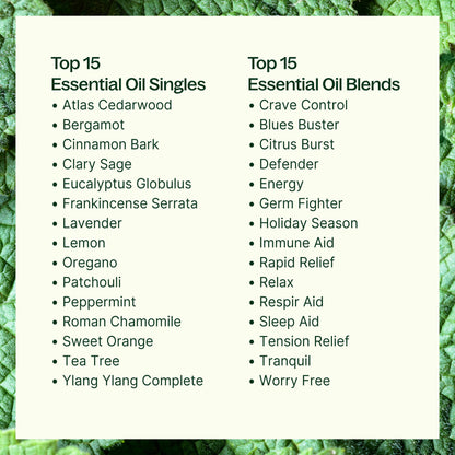 15 & 15 Essential Oil Set with Carrying Case