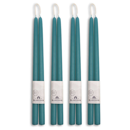 Hand-Dipped Beeswax Taper Candles - Bulk 4-Pair Bundle