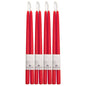 Hand-Dipped Beeswax Taper Candles - Bulk 4-Pair Bundle