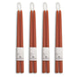 Hand-Dipped Beeswax Taper Candles - Bulk 4-Pair Bundle