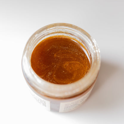 Herbal infused raw honey mask