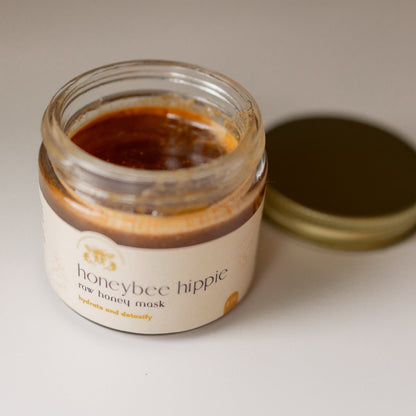 Herbal infused raw honey mask