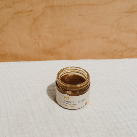 Herbal infused raw honey mask