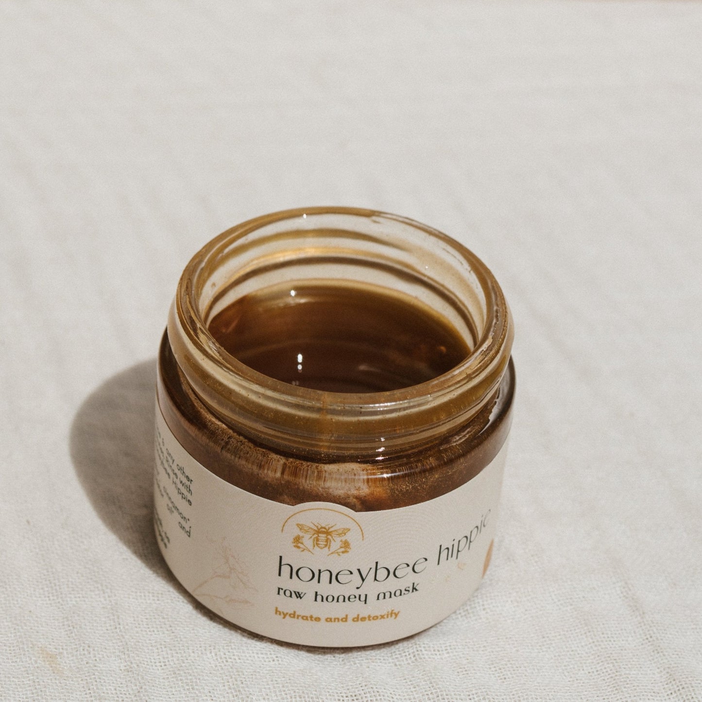 Herbal infused raw honey mask