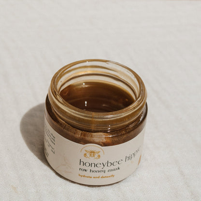 Herbal infused raw honey mask