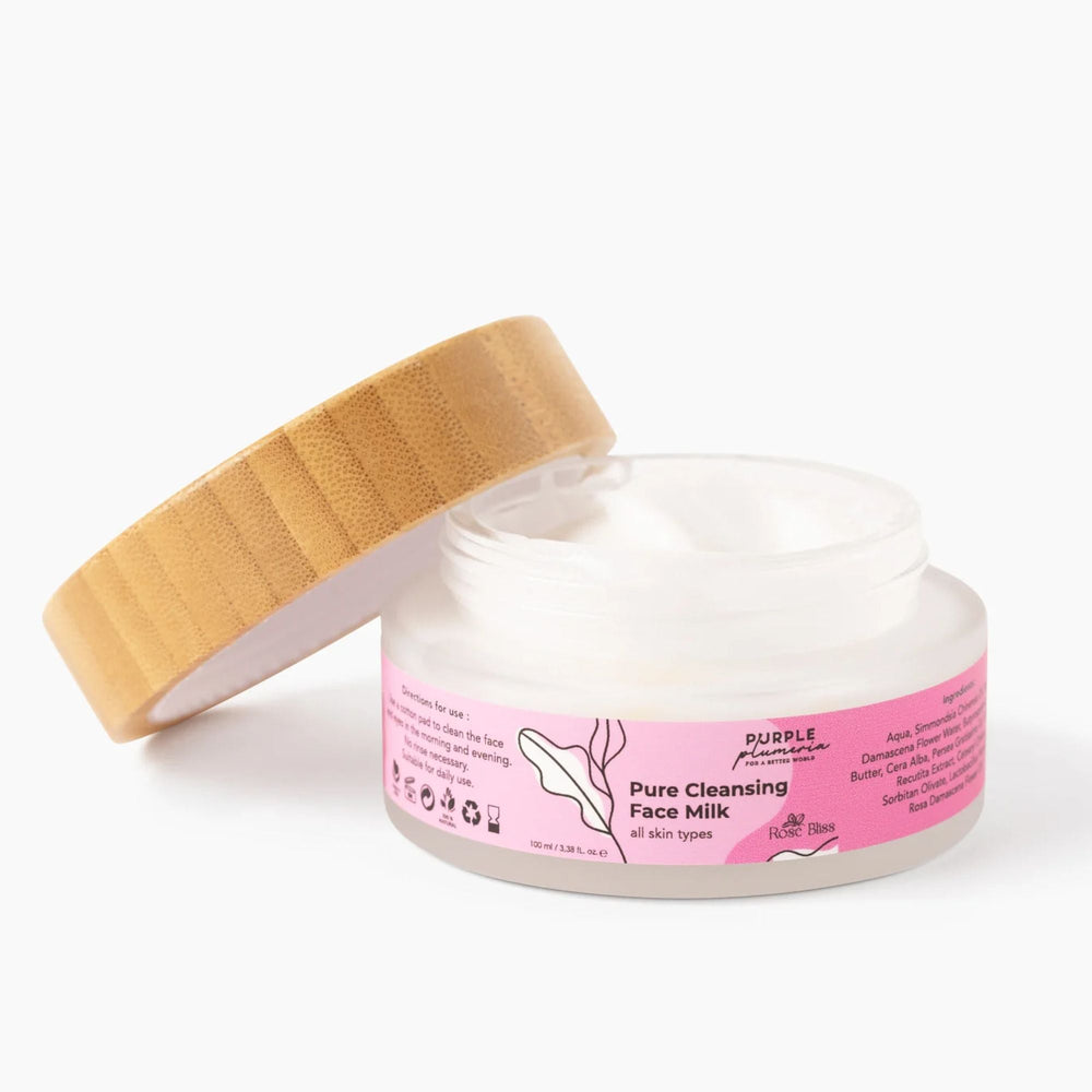 Natural Cleansing Face Milk – Rose Bliss – Hydrating & Refreshing for Everyday Use