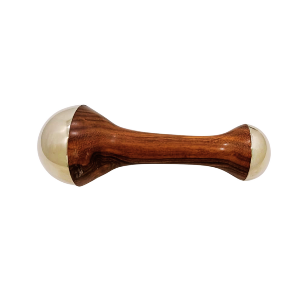 Dual-Dome Kansa Wand: Ayurvedic Tool for Detoxification