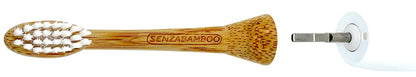 Replacement Bamboo Brush Head  (Philips Sonicare Click-on handle compatible)