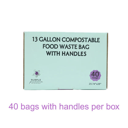 Compostable Kitchen Garbage Bags – 13 Gallon & 3 Gallon
