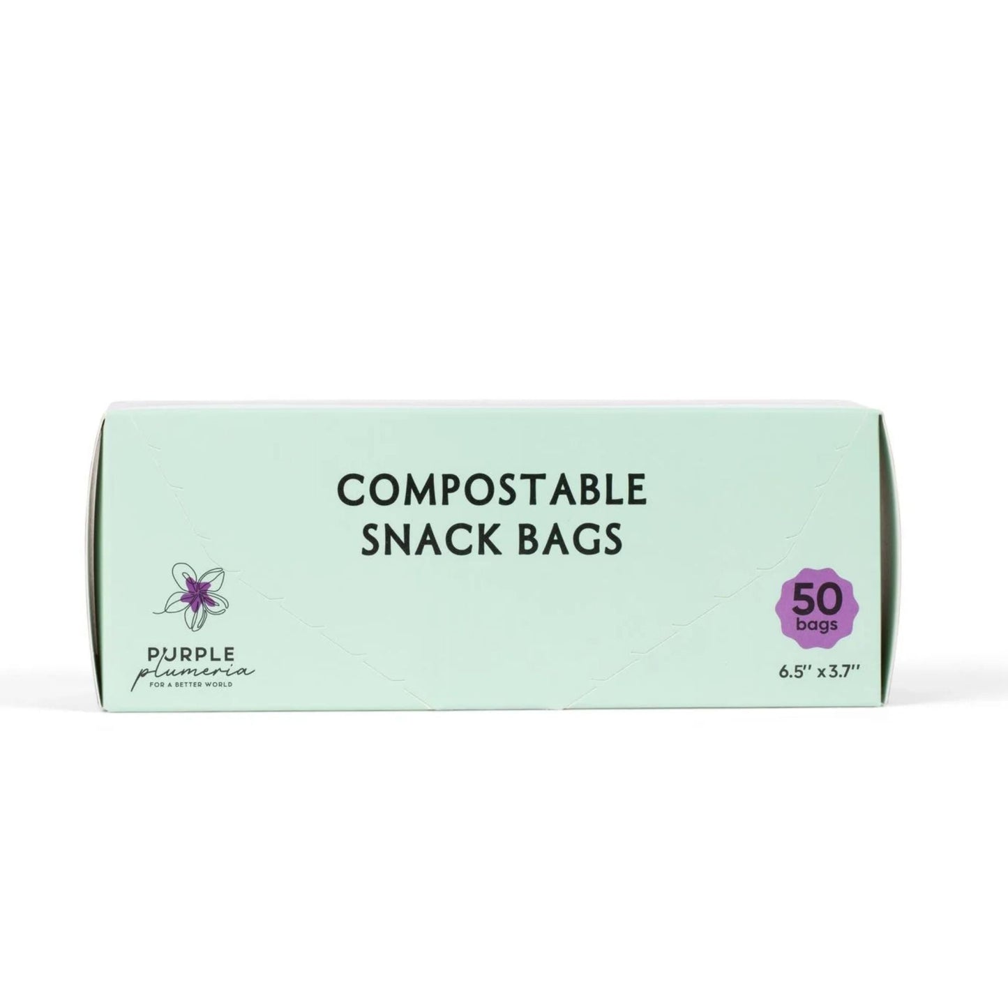 Compostable Zipper Storage Bags. Snack, Sandwich, Quart & Gallon Size