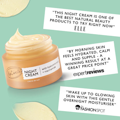 Night Cream with Hyaluronic Acid + Niacinamide
