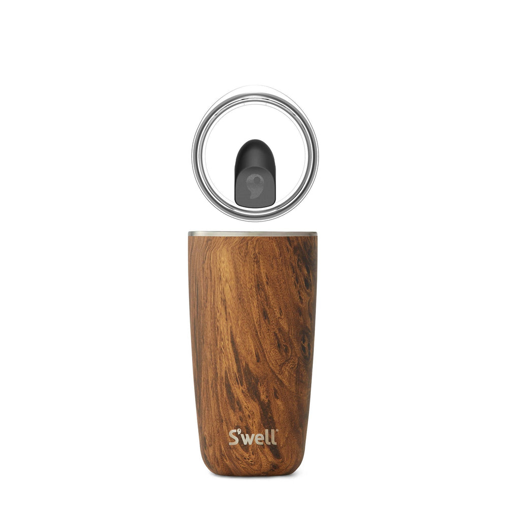 18oz Stainless Steel Tumbler with Lid – Teakwood