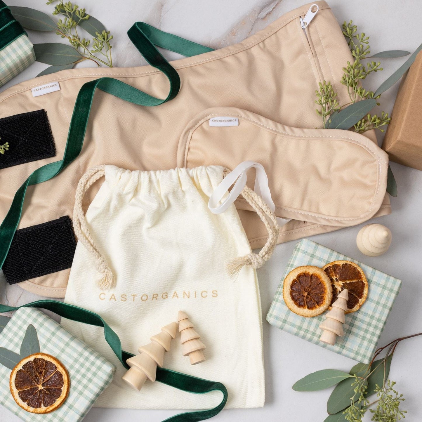 Organic Cotton Castor Oil Packs (Belly & Neck Pad)