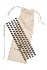 5 Stainless Steel Smoothie Straight Drinking Straws