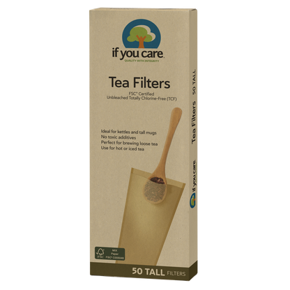 FSC Certified Unbleached Tea Filters – Tall