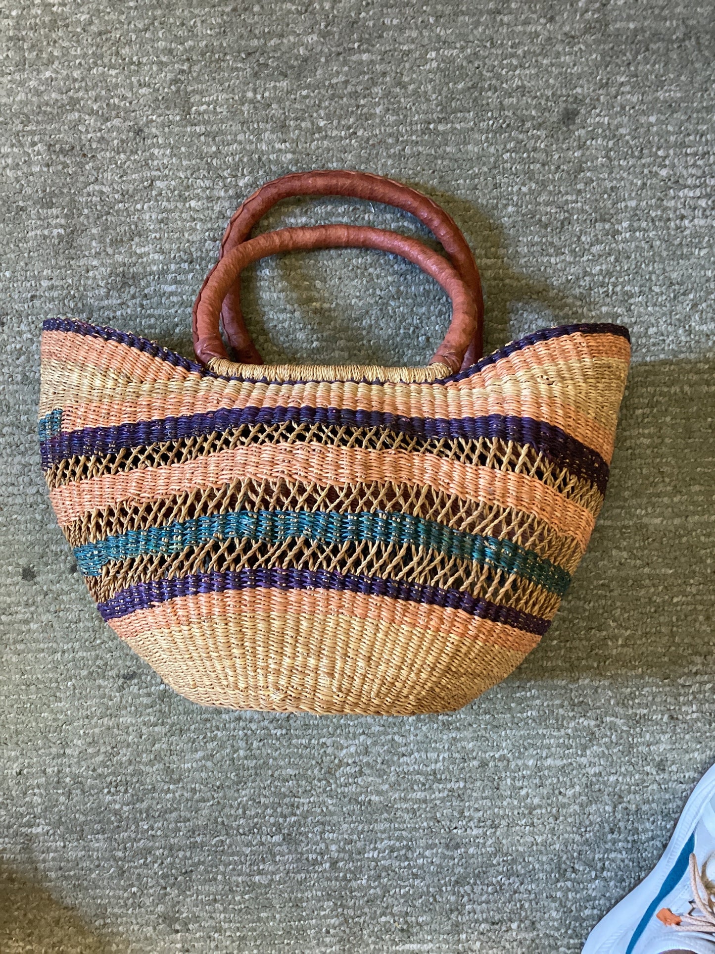 African Bolga Basket for Shopping