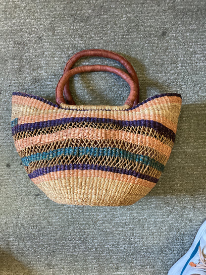 African Bolga Basket for Shopping