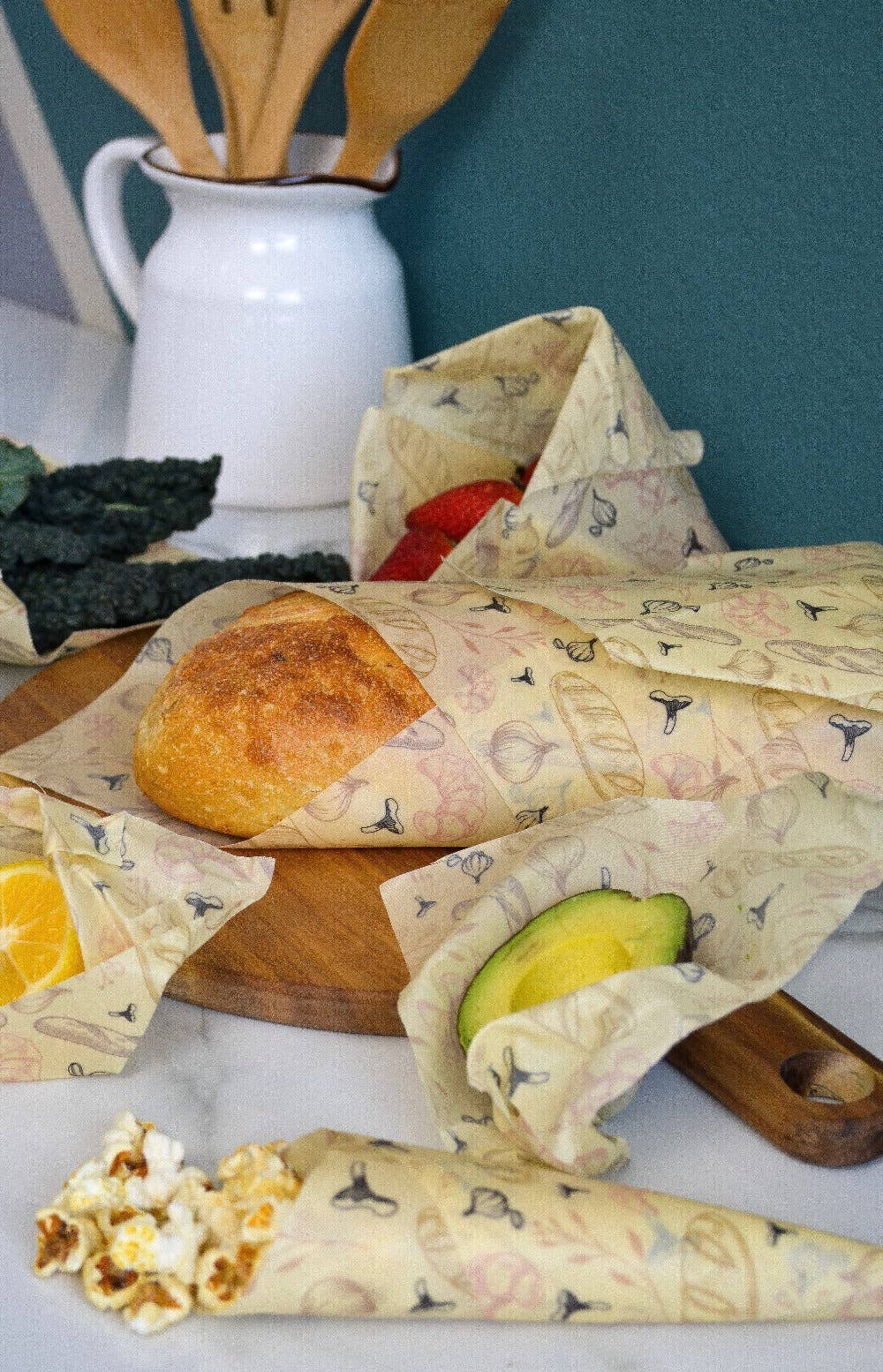 5ft Plant-Based Wax Food Wrap Roll