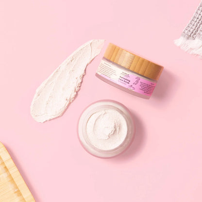 Natural Face Scrub – Rose Scent – Gentle Exfoliation & Hydration for Radiant Skin