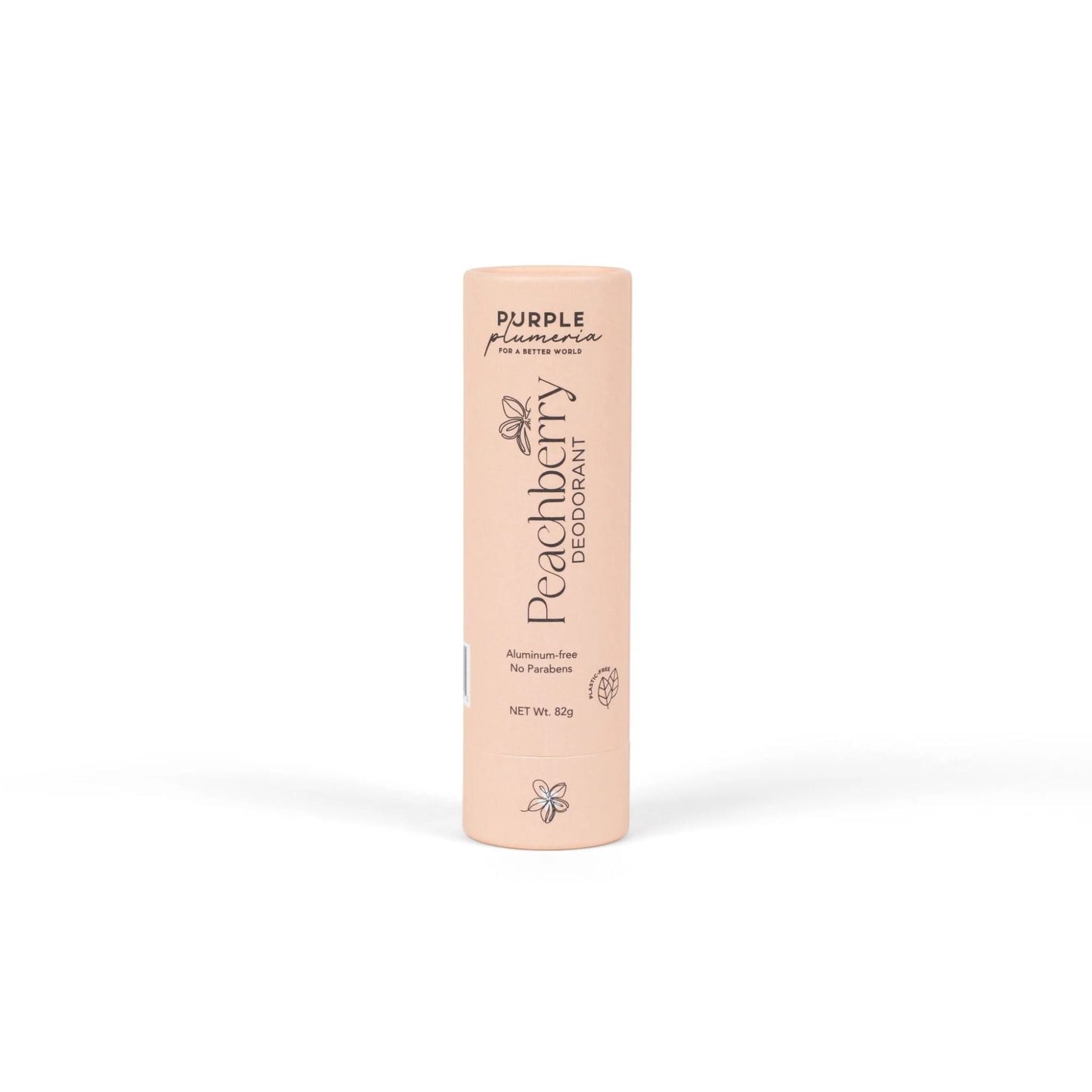 Plastic-Free Deodorant – Aluminum & Paraben-Free – Jasmine, Citrus & Peach Berry Scents
