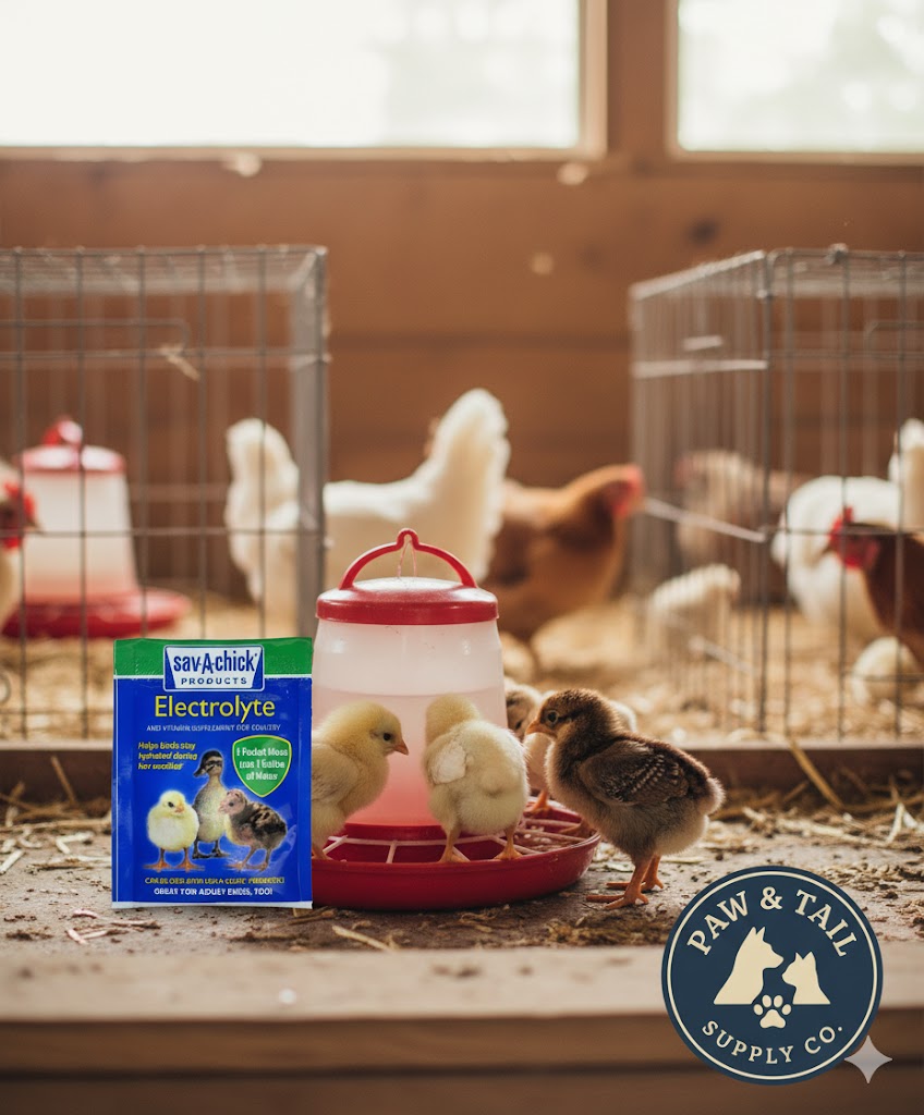 Sav-A-Chick Poultry Vitamins Electrolytes 3-Pack Bird Supplement Stress Relief