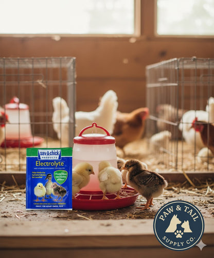 Sav-A-Chick Poultry Vitamins Electrolytes 3-Pack Bird Supplement Stress Relief